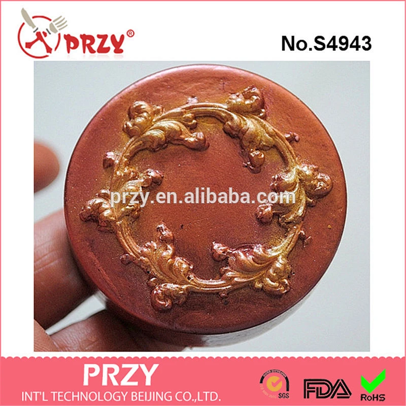 S4943 flower wreath handmade soap mold silicone molds for soap