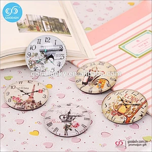 dome glass sticker magnet round