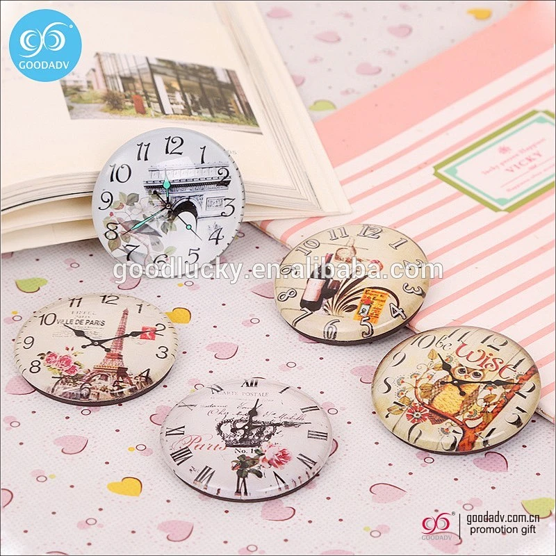 dome glass sticker magnet round
