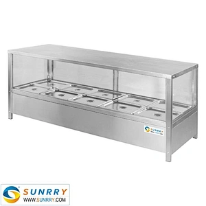 High-Efficiency Catering Equipment Counter Top Hot Food display Warmer and Bain Marie for Sale