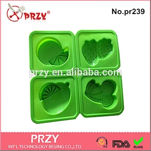Decorative fruit soap mold / silicone soap mold soap tray