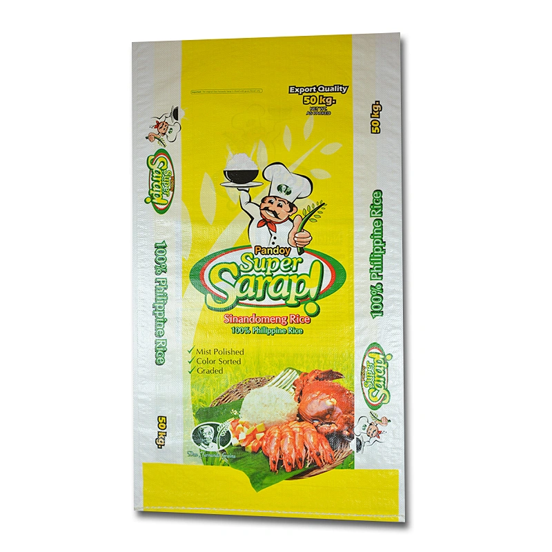 Custom agricultural use of rice bag 50kgpp woven bags