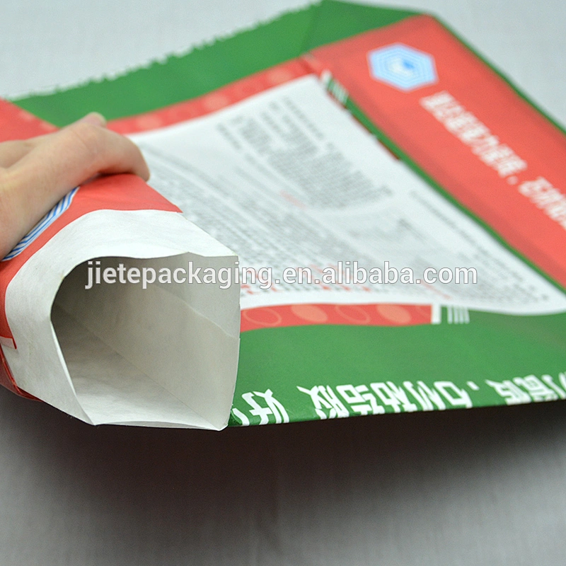 Side gusset cement, glue packaging kraft paper bag with valve port and block bottom