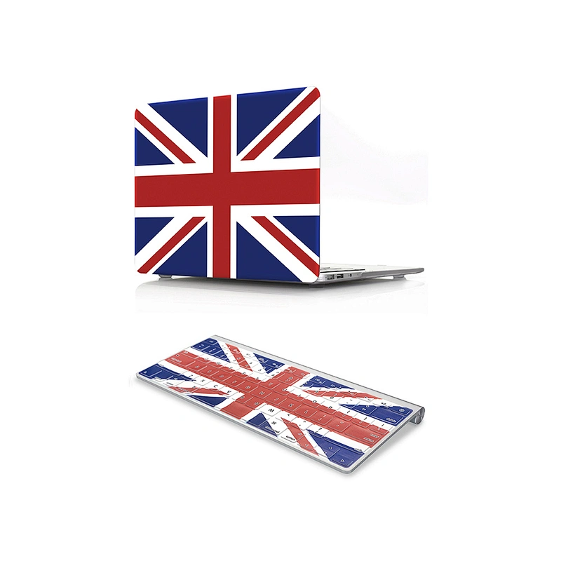 2 in 1 National Symbol Pattern Laptop Shell And silicone case for macbook  Skin For Macbook Pro Case 13 15 17 Touch bar