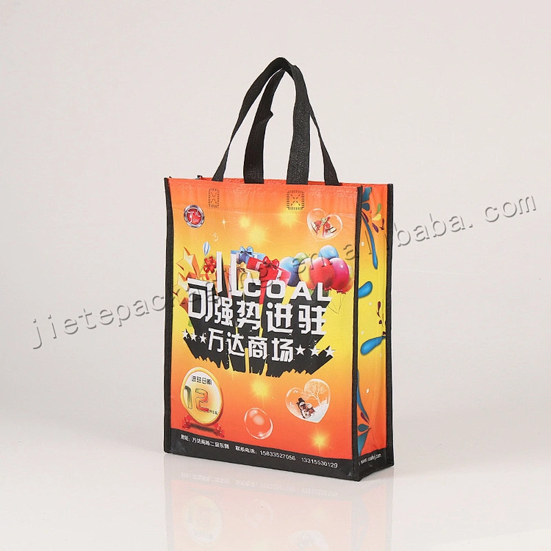Wholesale cheap customized folding pp non woven shopping bag