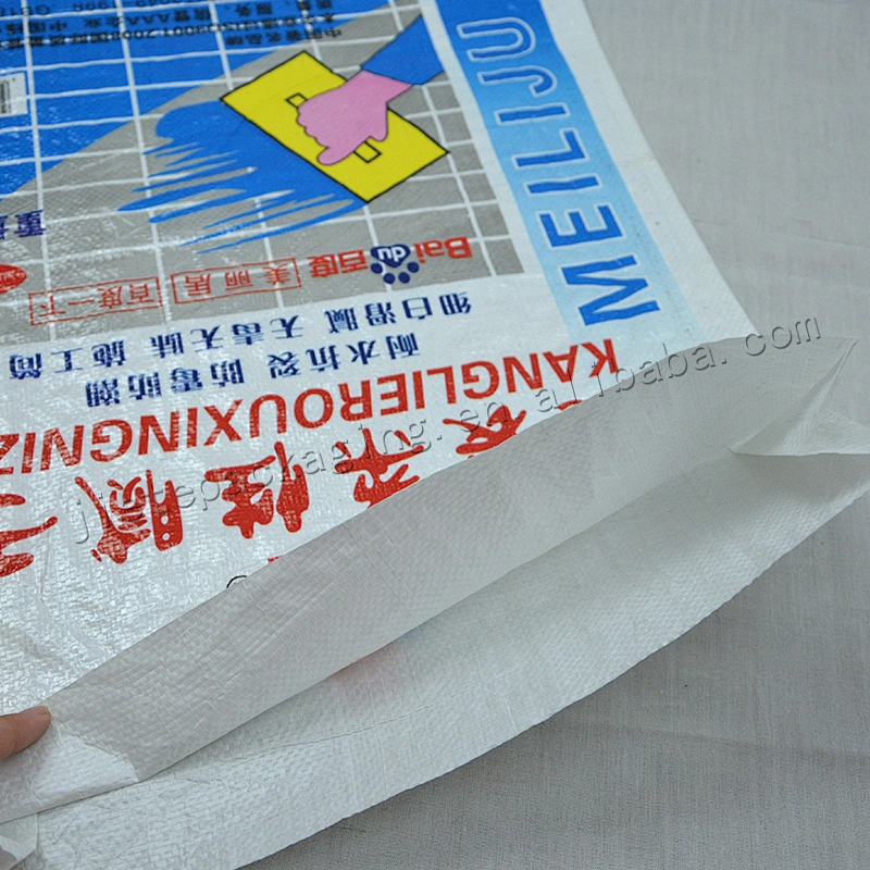20kg wholesale white plastic moisture proof pp woven cement bag for wall,interior painting wall putty bag