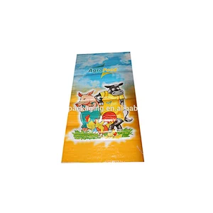 Top quality customized bopp laminated plastic pp woven feed bag