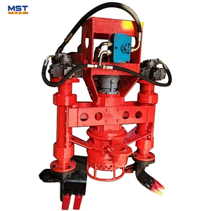 High pressure hydraulic submersible slurry pump