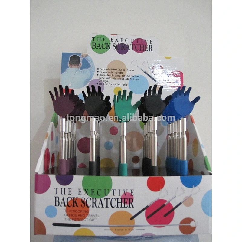 Retractable backscratcher for selling