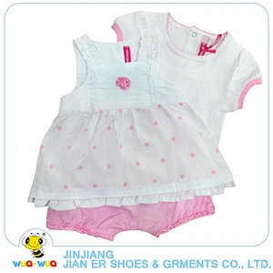 Comfortable summer boutique baby girls romper kids clothes
