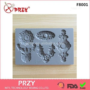 PRZY cute Fondant Mould silicone chocolate Mold fondant silicone molds for cake decorator