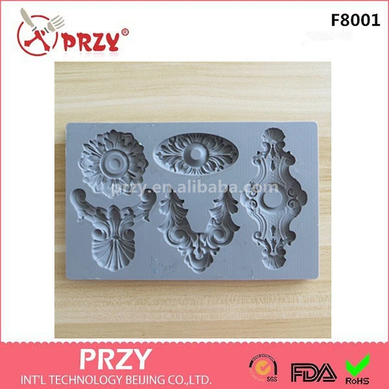 PRZY cute Fondant Mould silicone chocolate Mold fondant silicone molds for cake decorator