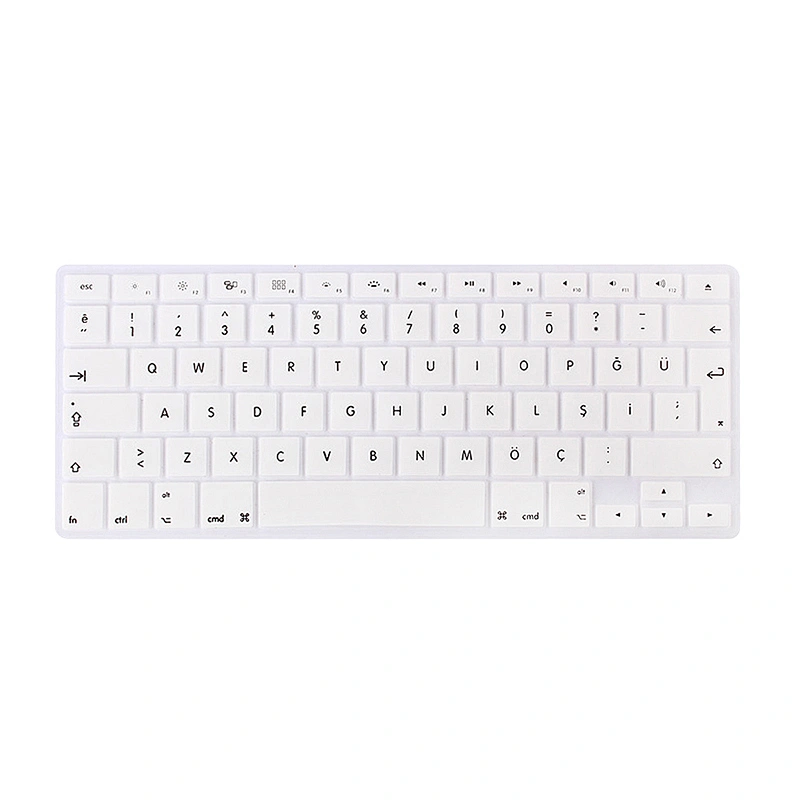 Turkish EU Keyboard skin silicone keyboard cover keyboard protective film for macbook air 13 For Macbook Air Pro Retina