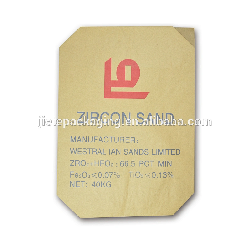 Kraft paper valve open 50kg 40kg wall putty, chemical powder bag