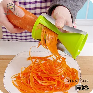 Multi-functional Manual spiral Vegetable Slicer for Home Use Vegetable Spiral Slicer