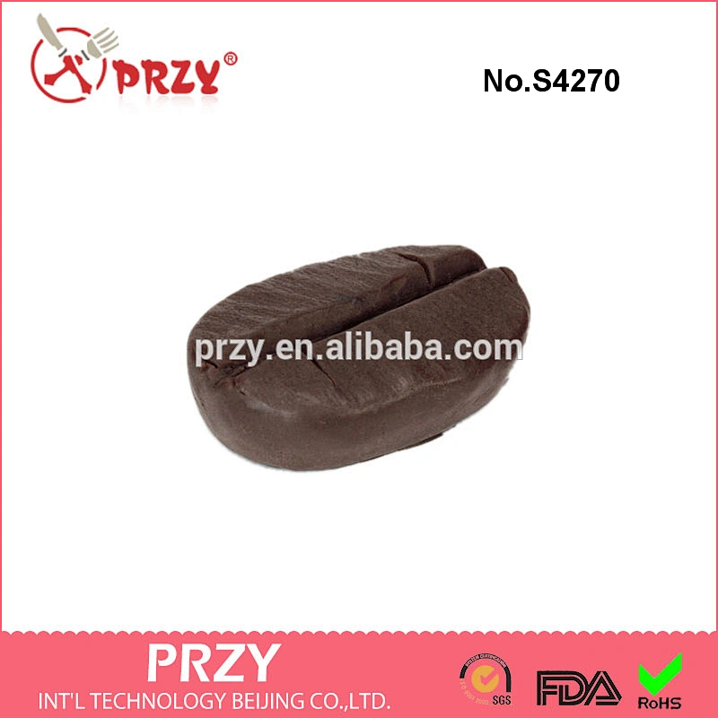 S4263 PRZY Grain coffee beans - handmade design soap mold silicone soap mold
