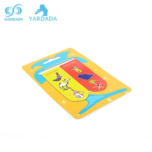 Colorful Printed Magnet Book mark for Kids,customized fridge magnet bookmark for books
