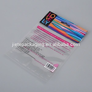Guaranteed quality clear pe bags with adhesive tape