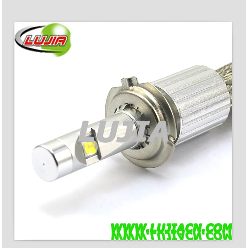 Good price h7 12v 55w 60W led bulb 2 sides emitting h7 c rees XHP50 4300K 6000k h7 mini projector Headlight