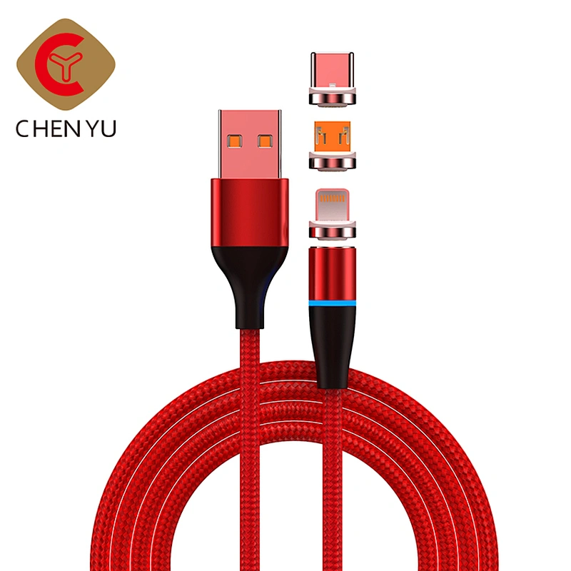 Newest Trend 3 In 1 Magnetic USB Cable Type - C Micro Multi Charger Data Cables For Phone