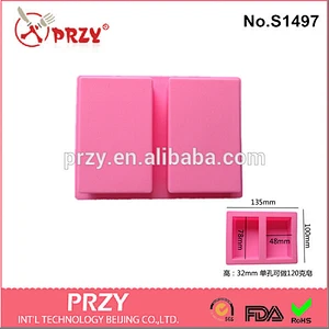 7.8*4.8*3.2 cm rectangle silicone soap mold