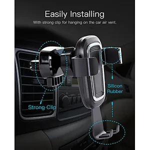 Mobile Phone Accessories Car Phone Holder Gravity Sensor Air Vent Mount Stand 360 Rotate Mobile Phone Holder