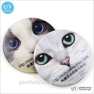 mini pocket circle mirror with round shape