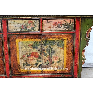 2015 hot sale Living room drawing cabinet Chinese style antique furniture cabinet