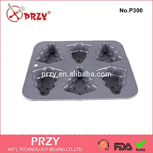 High quality of Baking tools 6 cup diy christmas tree cake mould
