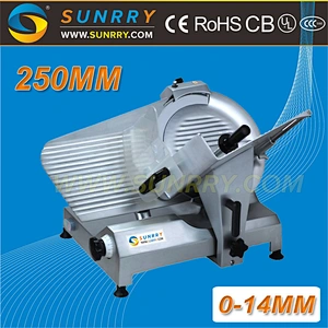 Stainless steel Industrial 250es-10 semi-automatic meat cutting machine and meat cutter to chop meat