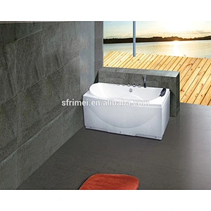 Apron jetted hydro massage bath tub with rectangle shaped