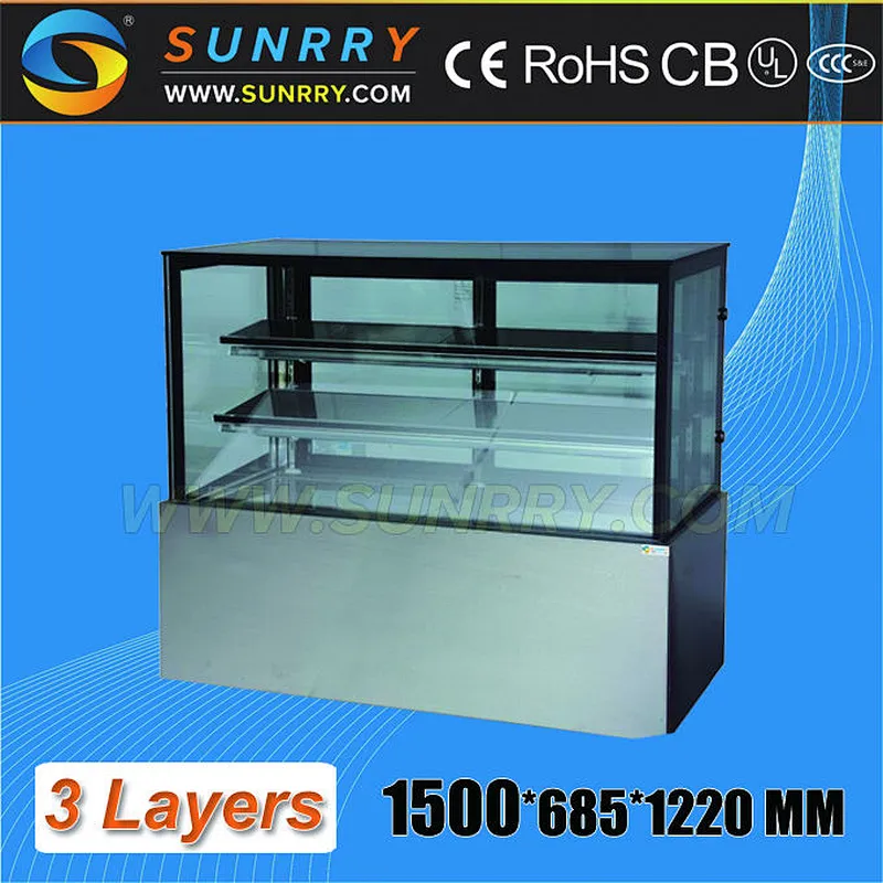 Marble Finish Base Cake Showcase (SY-CS315R SUNRRY)