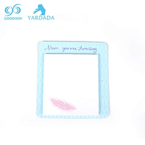 Products manufacturer custom any size fridge tear off fridge magnet note pad