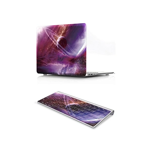 2 in1 Sky Pattern PC Hard Case and Silicone Keyboard Cover for Mac Pro13