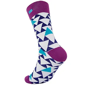 wholesale custom fashion multi colorful daily socks men