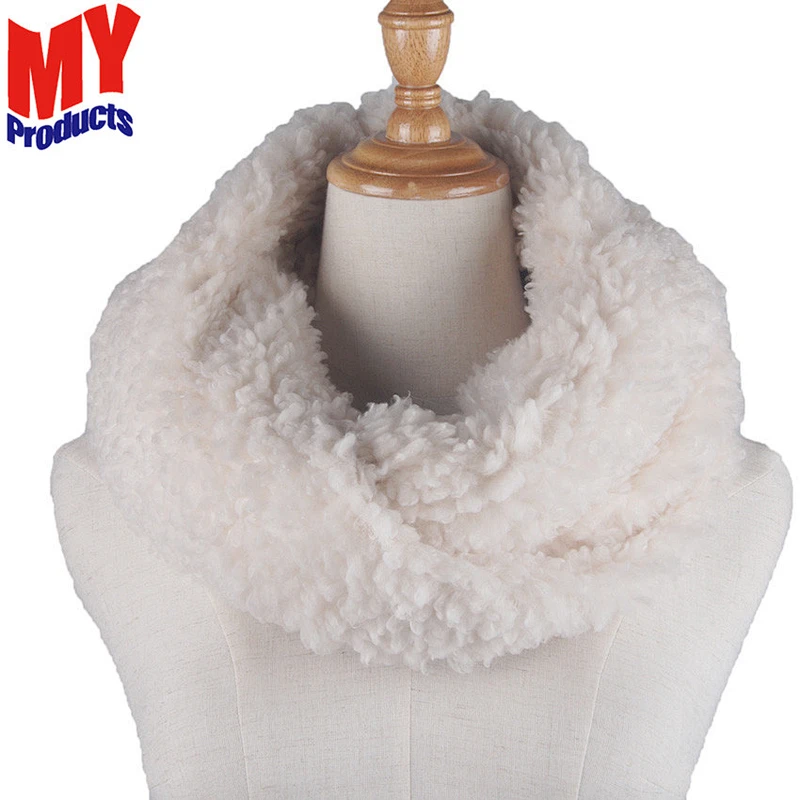 Knitting pattern pocket scarf yiwu wholesale bubble scarf manufacturer