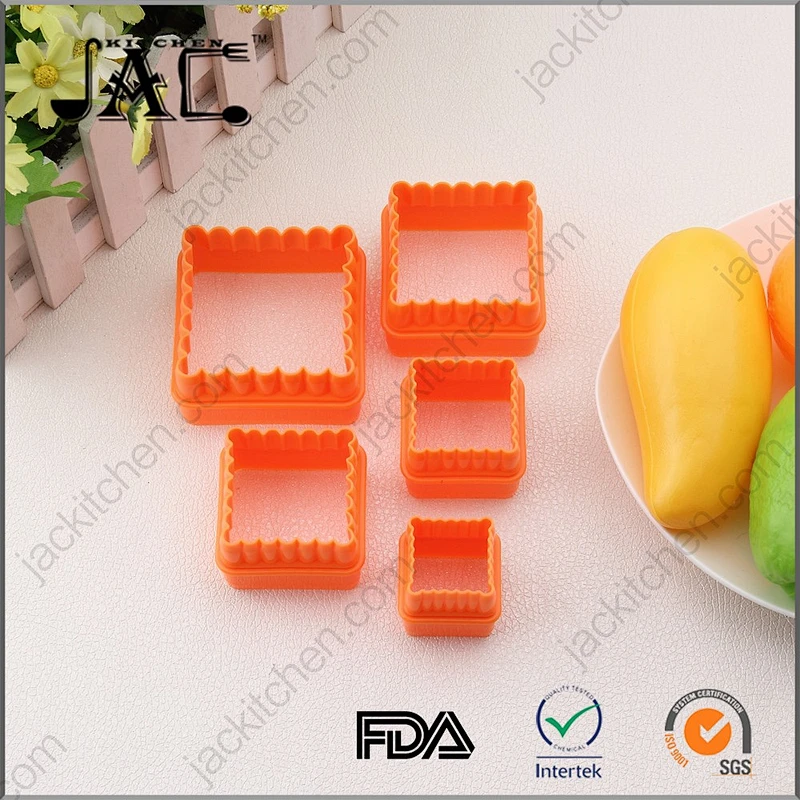 Multi shaped Plastic Cake Fondant Molds Biscuit Cutter Set