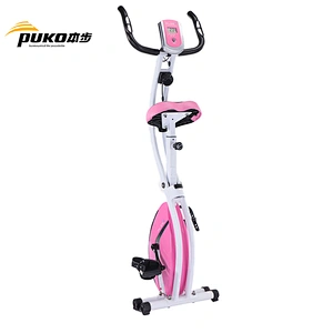 Portable stationary magnetic bike workout