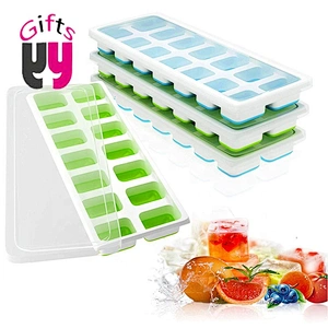 Silicone Ice Cube Trays Ice Cube Mold with Lid