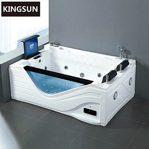 K-8938A Corner Drain Location And Massage Function Spa Bathtub, 2 person hot tub