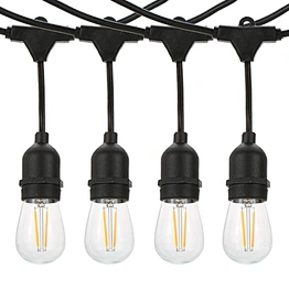 Holiday Lighting 10m Light Chain with Globe Bulbs Outdoor LED String Lights