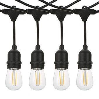 Holiday Lighting 10m Light Chain with Globe Bulbs Outdoor LED String Lights