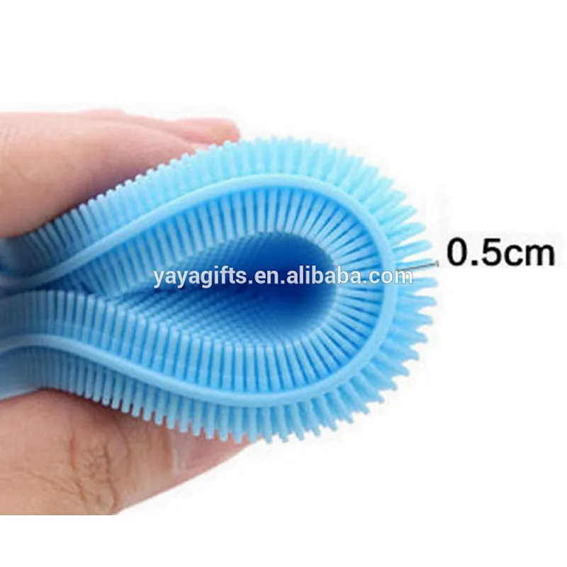 sponge cleaning dish with round oval square shaped