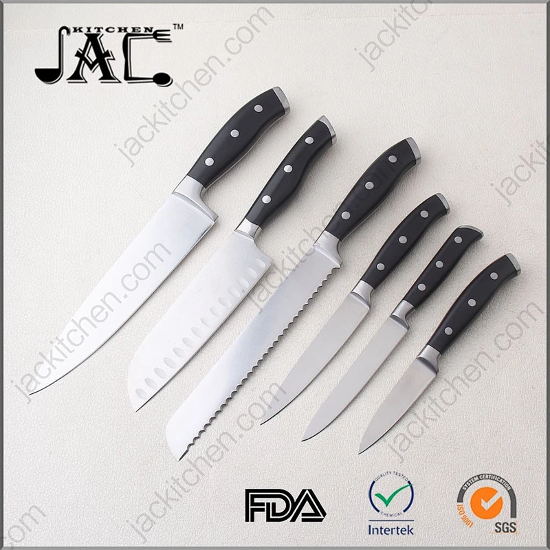 Safety 6pcs Magic Carving Chef Knife Set Made in China