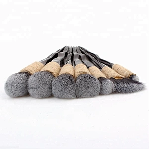 Ms custom winding 7pcs make up brush set makeup kit