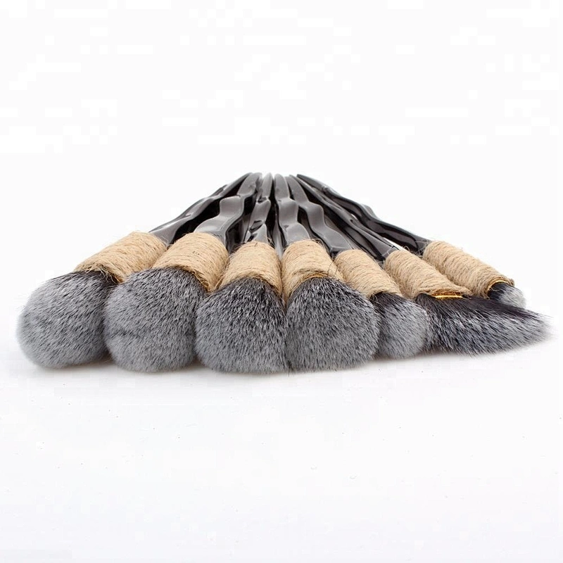 Ms custom winding 7pcs make up brush set makeup kit
