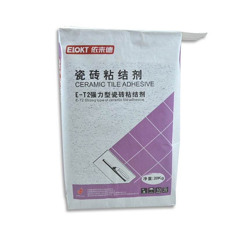 Customized wholesale plastic paper cement valve bag 25kg