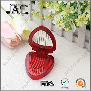 New Plastic Strawberry Egg Slicer for Cake Salad and Dessert