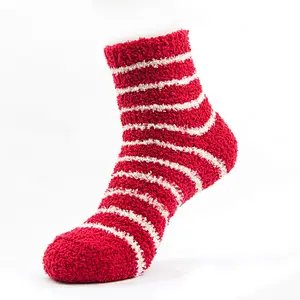 Custom half terry adult size cotton women basketball sox sport non slip socks