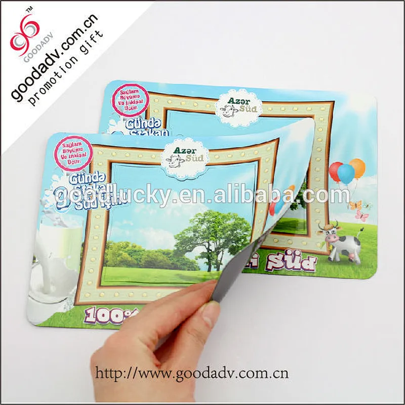 Newest colorful printable logo paper magnetic picture frame